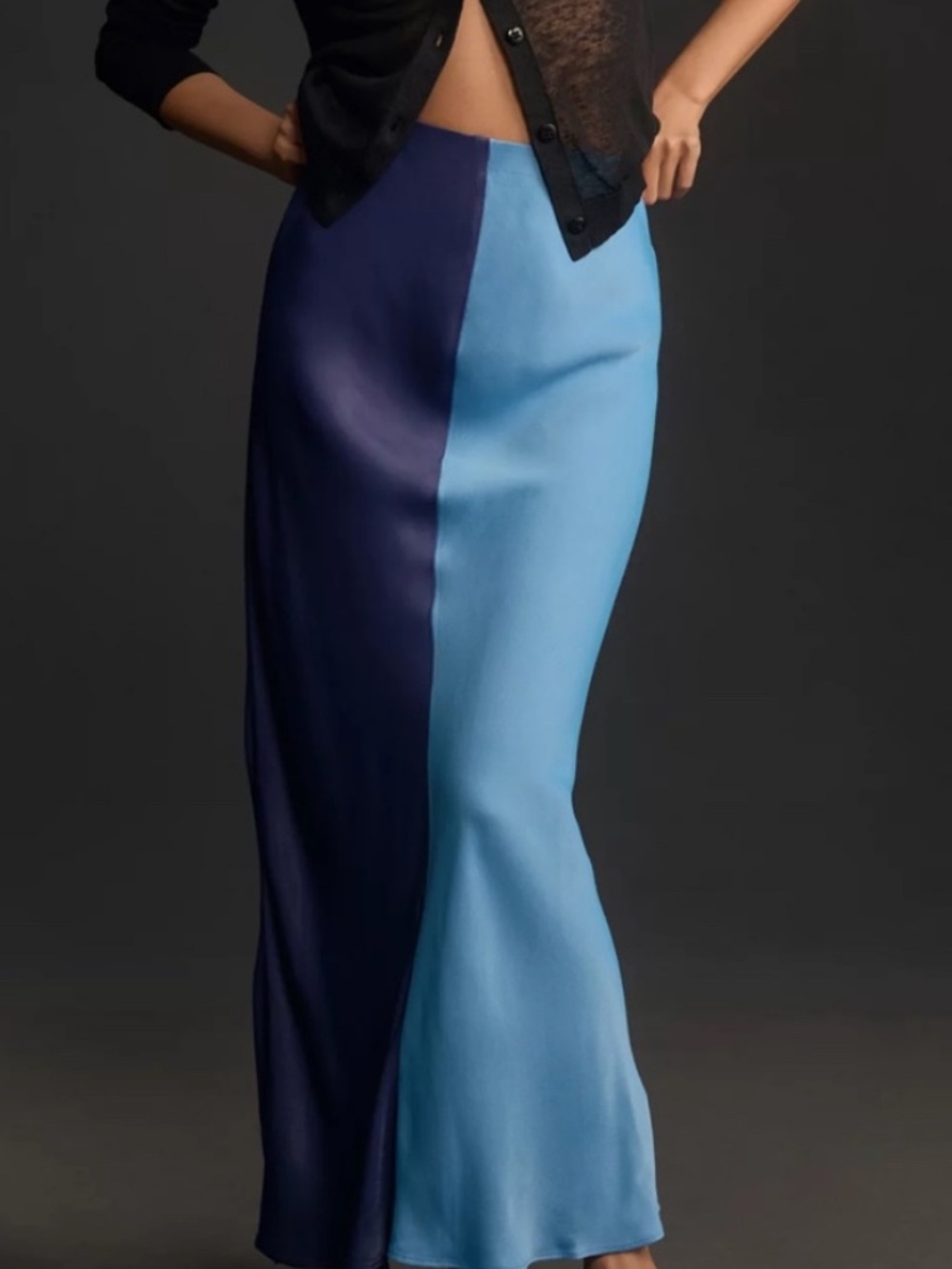 Anthropologie Tilda Maxi Slip Skirt